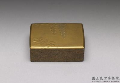 图片[2]-Small lacquer box with autumn vines decor, Ch’ing dynasty-China Archive